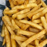 Basket Of Fries · Vegetarian. A basket of fries covered in our signature seasoning.