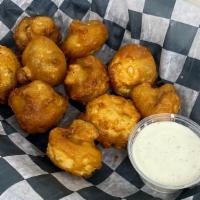 Deep Fried Mushrooms · Vegetarian. Hand-battered and fried mushrooms, served with ranch.
