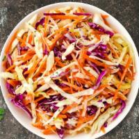 Funday Coleslaw · (Vegetarian) Shredded cabbage and carrots dressed in mayonnaise and apple cider vinegar.
