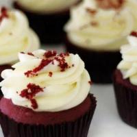 Red Velvet · Decadent red velvet cake. Topped with a delicious cream cheese icing.