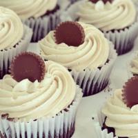 Chocolate Peanut Butter · Chocolate cake with chocolate filling. Topped with a peanut butter Italian buttercream & cho...