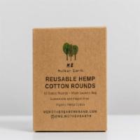 Organic Hemp Re Usable Cotton Rounds  · • 10 Pack
• Comes with Mesh Laundry Bag
• 100% All Natural