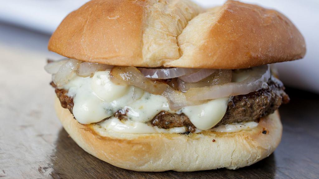 Blue · Grilled onion, blue cheese, mayo.
