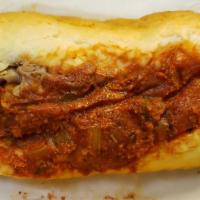 Italian Combo (Beef & Sausage) · 2 oz of Vienna’s Italian beef and Martino’s Italian sausage on a French roll. Add mozzarella...