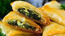 Spanakopita · Vegetarian. Feta cheese & spinach pastry.