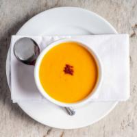 Lobster Bisque · with lobster tails
