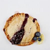 (4) Boozy Blueberry-Lemon Hand Pies · 4-Pack of Boozy Blueberry-Lemon Hand Pies made with Rose' wine from Chateaux St Croix
Frozen