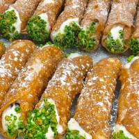 Cannoli · Sweet ricotta filled pastry.