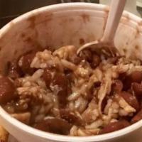Red Beans & Rice · Half pint only.