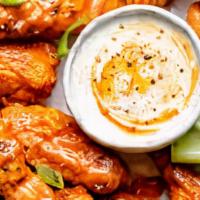 Chicken Wings (5 Pieces) · Served with your choice of sauce.