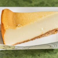 Cheesecake Slice · Rich creamy cake.