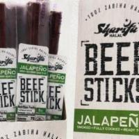Sharifa Jalapeño Sticks · Sharifa Beef Jalapeño Sticks. Sharifa Halal has made these Beef Sticks convenient for on the...