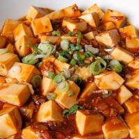 Bean Curd Szechuan Style · Hot and spicy.