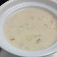 New England Clam Chowder (Cup) · Black rock's famous clam chowder that is loaded with clams and the perfect mix of vegetables...