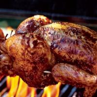Whole Rotisserie Chicken · Seasoned Rotisserie Chicken with garlic bread, coleslaw, and fries
Choice of Greek or BBQ.