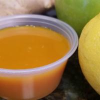Vitality Shot · Ginger, lemon, and cayenne will get your immune system going again!.