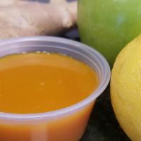 Doc Shot · Just what you need to keep the doctor away! Ginger and apples will do the trick!.