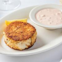 Jumbo Lump Crab Cake · 7 oz Jumbo Lump Crab Cake served with Spicy Pink Mayo