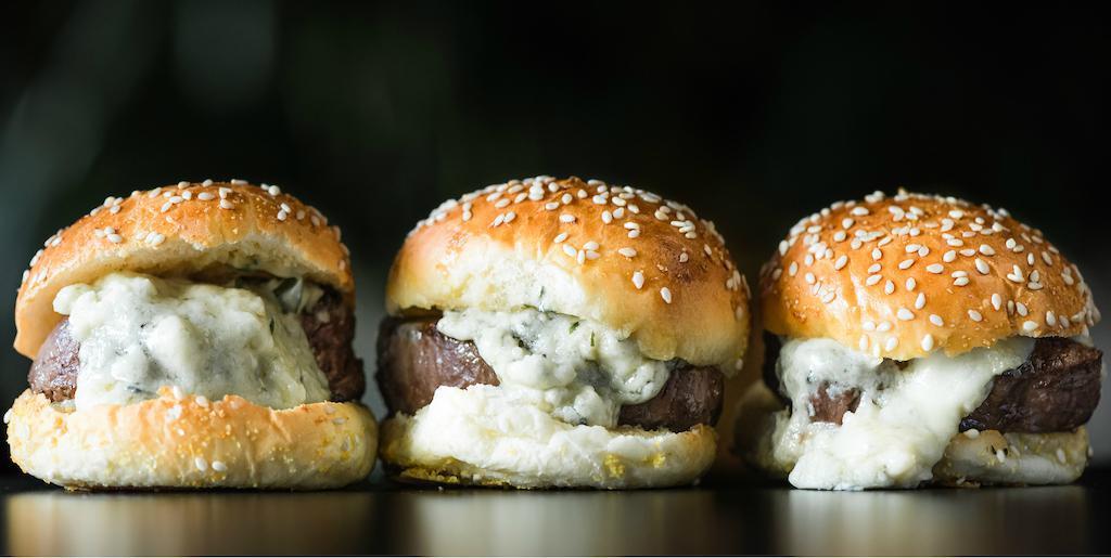 Gold Coast Filet Sliders · served with hand cut fries or house made chips