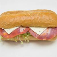 Port · Our Zesty Italian Style Favorite with Ham, Salami, Capicola, American Swiss cheese.  Comes w...