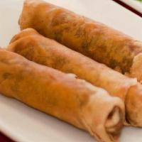 Egg Rolls · pork, carrots, taro served with sweet & sour sauce ( 3 pieces)