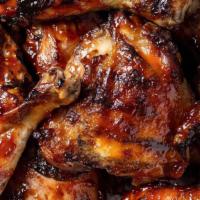 Bbq Chicken · Meat that has been broiled or roasted.