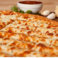 Cheesesticks (8) · A special blend of Garlic, Italian Seasoning and lots of Mozzarella Cheese make our Cheesest...
