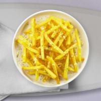 Cheese Fries · (Vegetarian) Idaho potato fries cooked until golden brown and garnished with salt and melted...