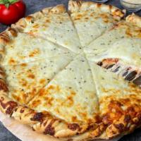 14” Large Double Decker · Double decker pizzas are two thin crust pizzas layered on top of each other and delicately a...