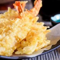 Shrimp Tempura · Japanese style shrimp tempura served with house tempura sauce