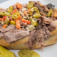 Italian Beef Sandwich · A true chicago classic.