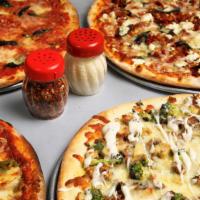 12” Thin Specialty Combinations · Choose from any of our special pizza combinations. If you wish to choose your toppings, use ...