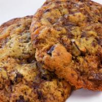 Chocolate Toffee Cookie · Large delicious homemade chocolate toffee cookies.