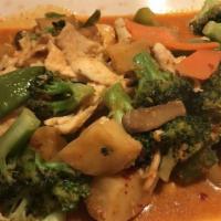 Panang Curry With Chicken · (Spicy)