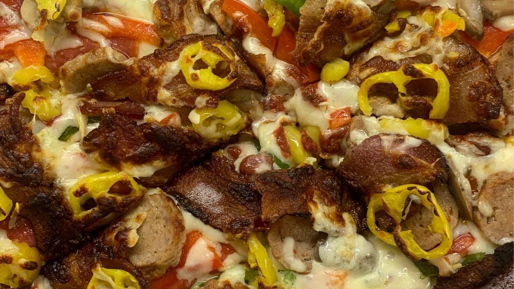 Pizza By The Topping · Pick the toppings you want with our 12, 14 or 16 inch pizzas.