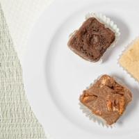 Fudge · Creamy fudge made with our Belgian chocolate, 3 different flavors!