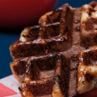 The Duke · Caramelized Pearl sugar is the key to our Crown style waffle's delicious flavor. Feel free t...