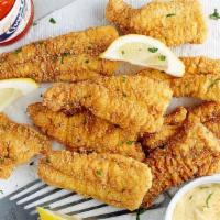 6 Pieces · Perfectly seasoned and spiced cornmeal breading and fried until tender on the inside and cri...