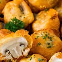 Fried Mushrooms · These fried mushrooms are coated in a light and crispy seasoned batter, then deep fried to g...