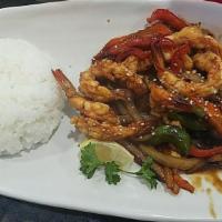 Shrimp Teriyaki Dinner · 