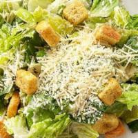 Caesar Salad · crisp romaine lettuce, parmesan cheese, house-made caesar dressing and garlic croutons.