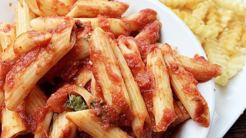 Kids' Saucy Pasta · Penne noodles tossed in your choice of homemade marinara, alfredo, or butter.