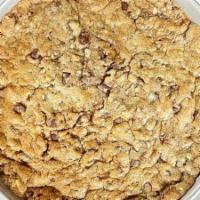 Granite City Big Cookie · fresh baked, house-made chocolate chip, toffee and almond deep-dish cookie served with ice c...
