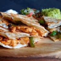 Giant Quesadilla · Go big or go home (kidding). If you're craving our delicious quesadillas but want a BIGGER v...
