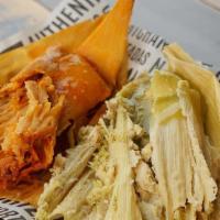 Tamale · Handmade tamales with your choice of meat. One tamal per selection (add as many as you'd lik...