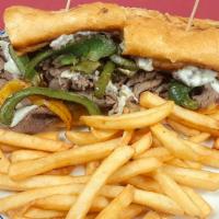 Italian Beef Sandwich · Choice of au jus or red sauce.