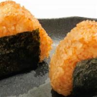 Yaki Onigiri · Grill Japanese rice balls covered in savory soy sauce and wrapped with nori.