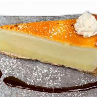 Cream Brûlée Cheesecake · The marriage of two great classic - cream brûlée layered and a mingle with the lightest chee...