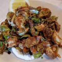 Crispy Brussel Sprouts · honey ricotta, lemon, balsamic