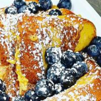 Classic French Toast · Thick brioche bun.